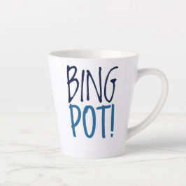 Taza De Café Latte Taza de Latte Estándar - ¡Olla Bing!
