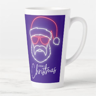 Taza De Café Latte taza de latte estilo navideño