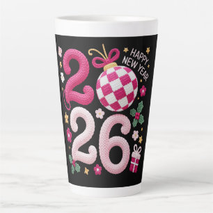 Taza De Café Latte Taza de Latte - Feliz Año Nuevo 2026