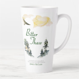 Taza De Café Latte Taza de latte libresca con la cubierta del libro B