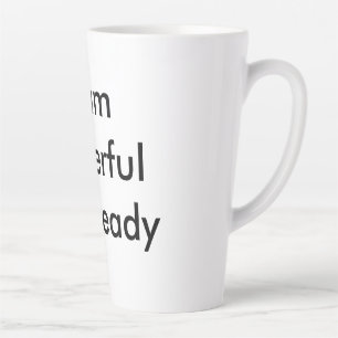 Taza De Café Latte Taza de Latte Mágico de Lunes – Frase Divertida de