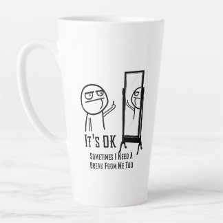 Taza De Café Latte Taza de Latte Necesito un Descanso