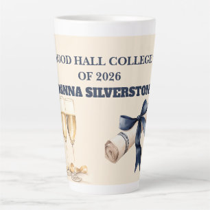 Taza De Café Latte Taza de Latte para Graduado - Editable Regalo de F