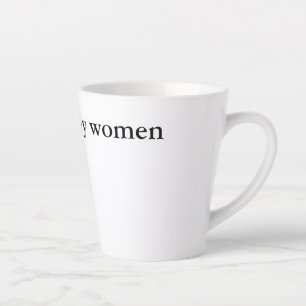 Taza De Café Latte taza de latte para reproducir música de mujeres