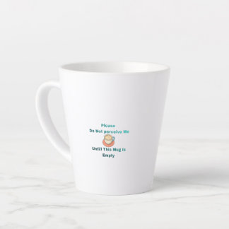 Taza De Café Latte Taza de latte personalizada con texto divertido