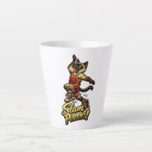 Taza de latte personalizada para gato siamés de ba