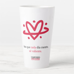 Taza De Café Latte Taza de latte Proyecto Be Brave
