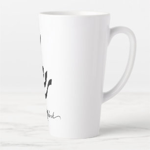 Taza De Café Latte Taza de Latte Ramadan Mubarak – Festivo Islámico