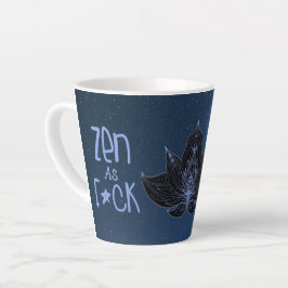 Taza De Café Latte Taza De Latte Regalos Divertidos ZEN AS FCK