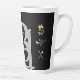 Taza De Café Latte Taza de Latte RICH Abstracta Tendencia Decoración 
