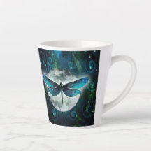Taza de Latte Sueños de Libélula
