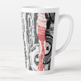 Taza De Café Latte Taza de Latte – Tierra Abstracta