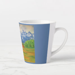 Taza De Café Latte Taza de Latte Una Forma de Vida Más Simple