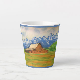 Taza De Café Latte Taza de Latte Una Forma de Vida Más Simple