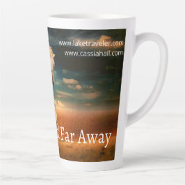 Taza De Café Latte Taza de Latte Una Tierra Lejana