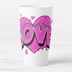 Taza De Café Latte taza de LOVE latte