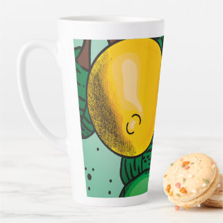 Taza De Café Latte Taza de Lovely Lemons Latte