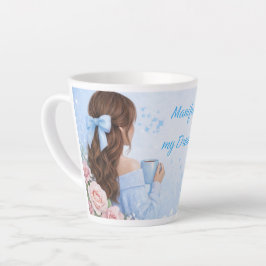 Taza De Café Latte Taza de Manifestación Latte Girl | Regalo para Ama
