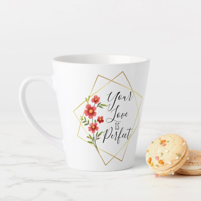 Taza De Café Latte Taza de Perfect Love Latte (In situ)