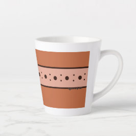Taza De Café Latte Taza de Relax Figdewdrop Naranja pequeña Latte Mug