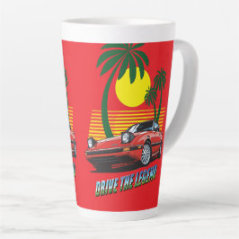 Taza De Café Latte Taza 'Drive the Legend' v02 Latte