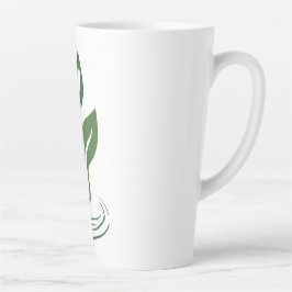 Taza De Café Latte Taza grande de latte con logotipo de Heather Niemi
