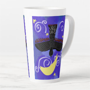 Taza De Café Latte Taza grande Night Hawks Latte