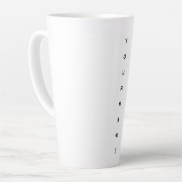 Taza De Café Latte Taza grande para latte