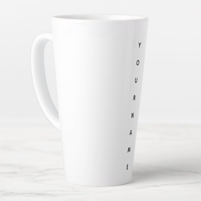Taza De Café Latte Taza grande para latte (Ángulo izquierdo)