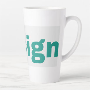 Taza De Café Latte Taza grande para Latte 17oz