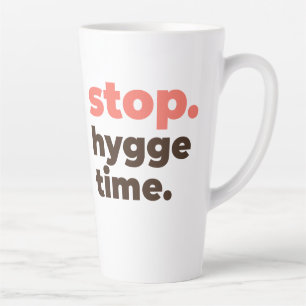 Taza De Café Latte Taza grande para latte - Detente. Momento Hygge.