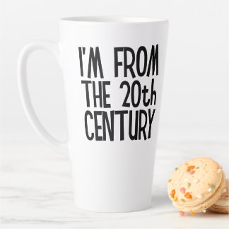 Taza De Café Latte Taza grande para latte - Soy del siglo XX
