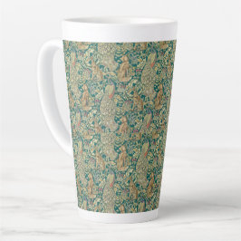 Taza De Café Latte Taza Latte Bosque de William Morris