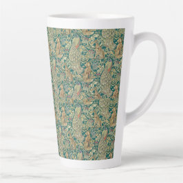Taza De Café Latte Taza Latte Bosque de William Morris