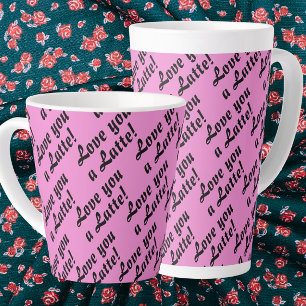 Taza De Café Latte Taza Love You A Latte Latte