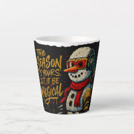 Taza De Café Latte Taza mágica de temporada Latte Snow-Bro Funky Navi