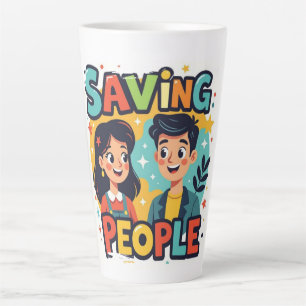 Taza De Café Latte Taza para Latte