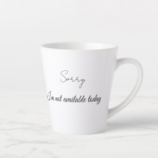 Taza De Café Latte Taza para Latte