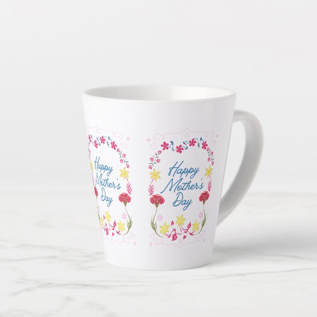 Taza De Café Latte Taza para Latte (Ángulo derecho)
