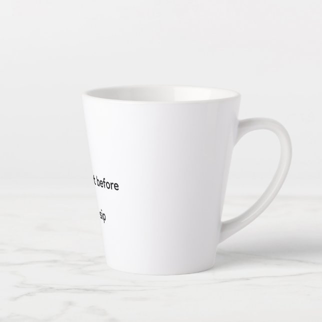 Taza De Café Latte Taza para Latte (Derecha)