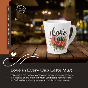 Taza De Café Latte Taza para Latte Amor en Cada Taza