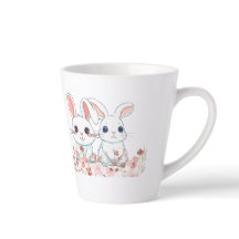 Taza para Latte Bunny Rosa