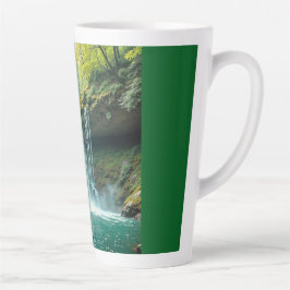 Taza De Café Latte Taza para Latte (Cascada)