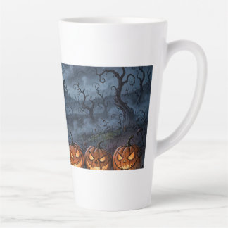 Taza De Café Latte Taza para Latte con Diseño de Halloween