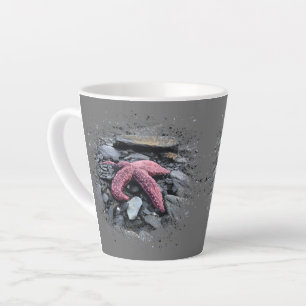Taza De Café Latte Taza para latte de 12 oz. de Estrella de mar