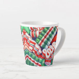 Taza De Café Latte Taza para Latte de CARAMELO EN LISTONES