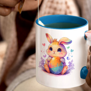 Taza De Café Latte Taza para Latte de Conejo de Pascua Lindo – adorab