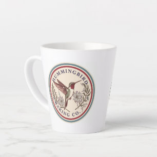 Taza De Café Latte Taza para Latte de Hummingbird Baking Co.