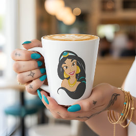 Taza De Café Latte Taza para Latte de Jazmín