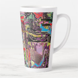 Taza De Café Latte Taza para Latte – Fractales Urbanos